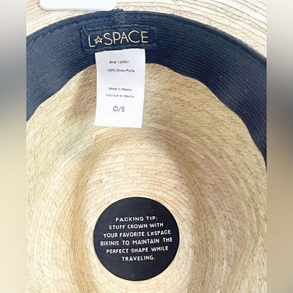 LSpace Riviera Straw Hat. NWT. One size main image 4